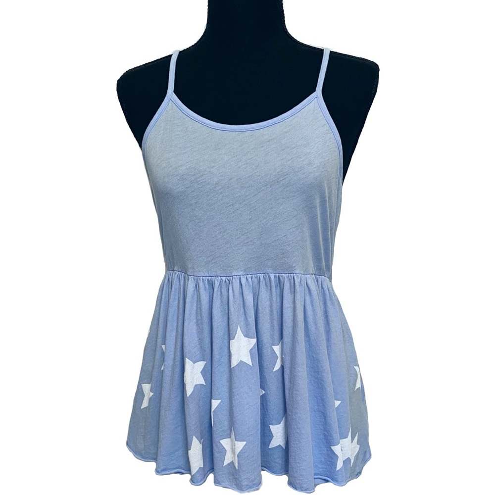 Wildfox Stars Blue Tank Top 4th of July
